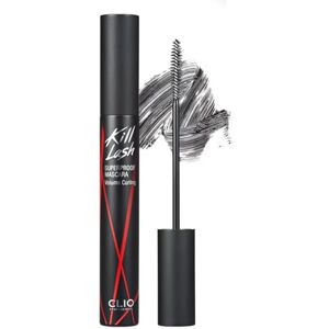 CLIO PROFESSIONAL Clio Kill Lash Superproof Mascara – 02 Volume Curling dla gęstego nanoszenia – trwała, wodoodporna, odporna na ścieranie, czarna CLIO PROFESSIONAL Clio Kill Lash Superproof Mascara – 02 Volume Curling dla gęstego nanoszenia – trwała, wodoodporna, odporna na ścieranie, czarna
