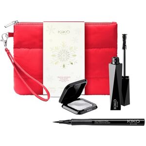 Kiko Milano Snow-Kissed Holiday Jingle Trio Eyes Gift Set, Zestaw Upominkowy Do Makijażu Oczu: Zwiększający Objętość Tusz Do Rzęs, Eyeliner I Metaliczny Cień Do Powiek Kiko Milano Snow-Kissed Holiday Jingle Trio Eyes Gift Set, Zestaw Upominkowy Do Makijażu Oczu: Zwiększający Objętość Tusz Do Rzęs, Eyeliner I Metaliczny Cień Do Powiek
