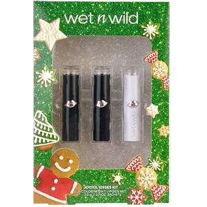 wet n wild Joyful Kisses Kit, Zestaw Upominkowy z 2 Pomadkami Matte i 1 Błyszczykiem Kremowym Długotrwałym, Odżywczym i Wysoko Pigmentowanym w Odcieniach Czerwieni, Cynamonu i Różu wet n wild Joyful Kisses Kit, Zestaw Upominkowy z 2 Pomadkami Matte i 1 Błyszczykiem Kremowym Długotrwałym, Odżywczym i Wysoko Pigmentowanym w Odcieniach Czerwieni, Cynamonu i Różu