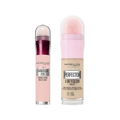 MAYBELLINE Nowy Jork Wielofunkcyjny zestaw korektorów z wymazaniem wieku, odcień: 05 Brightener + Instant Perfector 4 w 1, odcień 01 MAYBELLINE Nowy Jork Wielofunkcyjny zestaw korektorów z wymazaniem wieku, odcień: 05 Brightener + Instant Perfector 4 w 1, odcień 01