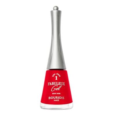 Bourjois Fabulous Gel 310 Rou'joie lakier do paznokci żelowy lakier do paznokci, żelowy, tekstura, długotrwały połysk, wegańska formuła, profesjonalne rezultaty w domu, 9 ml Bourjois Fabulous Gel 310 Rou'joie lakier do paznokci żelowy lakier do paznokci, żelowy, tekstura, długotrwały połysk, wegańska formuła, profesjonalne rezultaty w domu, 9 ml