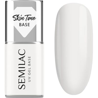 Semilac Baza do Lakierów Hybrydowych Skin Tone Cover Base Coconut Cream 7 ml Semilac Baza do Lakierów Hybrydowych Skin Tone Cover Base Coconut Cream 7 ml