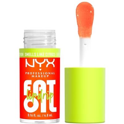 NYX PROFESSIONAL MAKEUP Błyszczyk do ust Fat Oil Drip, wysoki połysk, nieprzylepne wykończenie, nawilżenie 12H, bardzo duży aplikator, oleje skwalanowe, jeżyna i malina, JUICY BOO NYX PROFESSIONAL MAKEUP Błyszczyk do ust Fat Oil Drip, wysoki połysk, nieprzylepne wykończenie, nawilżenie 12H, bardzo duży aplikator, oleje skwalanowe, jeżyna i malina, JUICY BOO