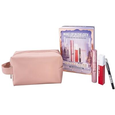 MAYBELLINE Nowy Jork pudełko upominkowe, W MIEŚCIE Nowego Jorku, z maskarą, posypką i mini ołówkiem MAYBELLINE Nowy Jork pudełko upominkowe, W MIEŚCIE Nowego Jorku, z maskarą, posypką i mini ołówkiem