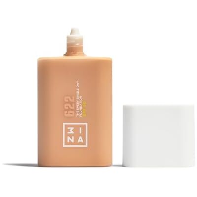 3ina MAKEUP The Every Single Day Foundation SPF 50 622 Lekki do ciepłego odcienia skóry podkład filtrem SPF 50 i 2% zawartością Niacynamidu Vegan Cruelty Free 3ina MAKEUP The Every Single Day Foundation SPF 50 622 Lekki do ciepłego odcienia skóry podkład filtrem SPF 50 i 2% zawartością Niacynamidu Vegan Cruelty Free