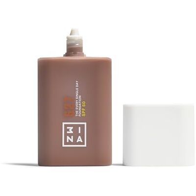 3ina MAKEUP The Every Single Day Foundation SPF 50 627 Ciemny do ciepłego odcienia skóry podkład filtrem SPF 50 i 2% zawartością Niacynamidu Vegan Cruelty Free 3ina MAKEUP The Every Single Day Foundation SPF 50 627 Ciemny do ciepłego odcienia skóry podkład filtrem SPF 50 i 2% zawartością Niacynamidu Vegan Cruelty Free