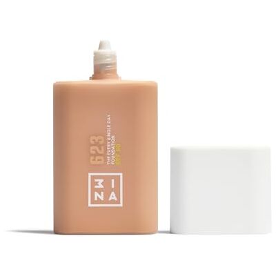 3ina MAKEUP The Every Single Day Foundation SPF 50 623 Lekki-średni do ciepłego odcienia skóry podkład filtrem SPF 50 i 2% zawartością Niacynamidu Vegan Cruelty Free 3ina MAKEUP The Every Single Day Foundation SPF 50 623 Lekki-średni do ciepłego odcienia skóry podkład filtrem SPF 50 i 2% zawartością Niacynamidu Vegan Cruelty Free