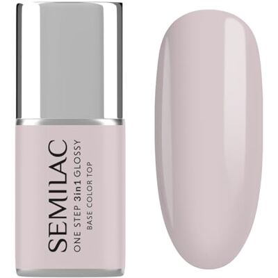 Semilac Lakier Hybrydowy Formuła 3w1 One Step S610 Barely Pink 7ml Semilac Lakier Hybrydowy Formuła 3w1 One Step S610 Barely Pink 7ml