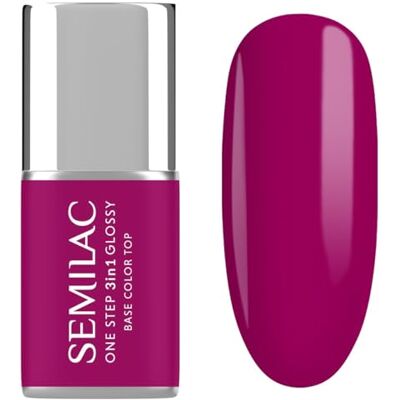 Semilac Lakier Hybrydowy Formuła 3w1 One Step S595 Bright Purple 7ml Semilac Lakier Hybrydowy Formuła 3w1 One Step S595 Bright Purple 7ml