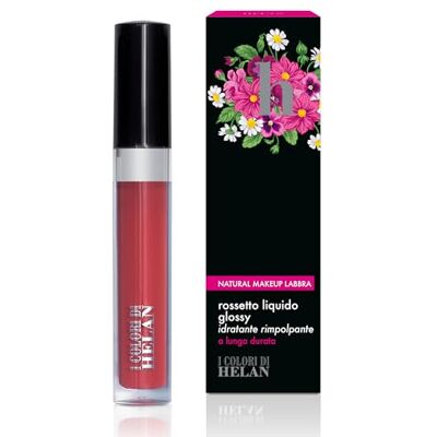 Helan Colors Długotrwała płynna pomadka do ust, błyszczyk do ust, błyszczyk do ust bez lepkich, nawilżający balsam do ust z olejem rycynowym i masłem shea Helan Colors Długotrwała płynna pomadka do ust, błyszczyk do ust, błyszczyk do ust bez lepkich, nawilżający balsam do ust z olejem rycynowym i masłem shea