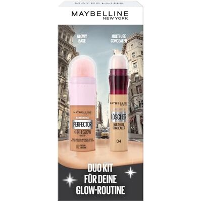 MAYBELLINE New York 4-in-1 Make Up Instant Perfector Glow, nr 02 Medium, 20 ml + Instant Anti-Age Effekt korektor nr 04 Honey, 6,8 ml MAYBELLINE New York 4-in-1 Make Up Instant Perfector Glow, nr 02 Medium, 20 ml + Instant Anti-Age Effekt korektor nr 04 Honey, 6,8 ml