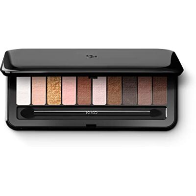 Kiko Milano Soft Nude Eyeshadow Palette Odcień 02 Warm Tones Paleta Wiele Wykończeń Do Rozcierania Regulowany Kolor Kiko Milano Soft Nude Eyeshadow Palette Odcień 02 Warm Tones Paleta Wiele Wykończeń Do Rozcierania Regulowany Kolor