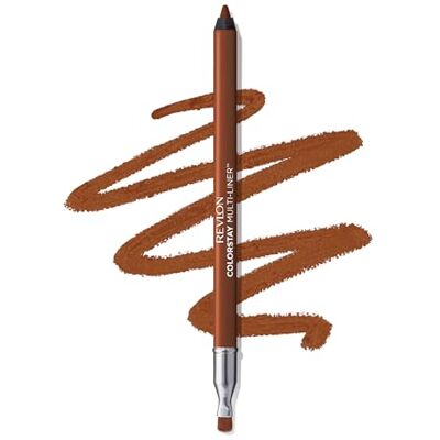 REVLON ColorStay Multi-Liner, Temperowalny wielofunkcyjny ołówek do ust, oczu i twarzy, kremowa formuła wegańska, wbudowany pędzel do cieniowania, 005 Off Roading, 1g REVLON ColorStay Multi-Liner, Temperowalny wielofunkcyjny ołówek do ust, oczu i twarzy, kremowa formuła wegańska, wbudowany pędzel do cieniowania, 005 Off Roading, 1g