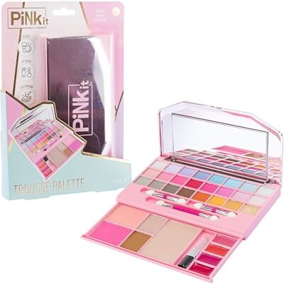 PINKIT Nice Group paleta kosmetyczka, 1 zestaw z cieniami do powiek, róż, błyszczyk do ust PINKIT Nice Group paleta kosmetyczka, 1 zestaw z cieniami do powiek, róż, błyszczyk do ust