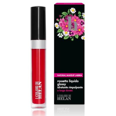 Helan Colors Długotrwała płynna pomadka do ust, błyszczyk do ust, błyszczyk do ust bez lepkich, nawilżający balsam do ust z olejem rycynowym i masłem shea Helan Colors Długotrwała płynna pomadka do ust, błyszczyk do ust, błyszczyk do ust bez lepkich, nawilżający balsam do ust z olejem rycynowym i masłem shea