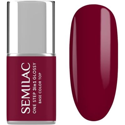 Semilac Lakier Hybrydowy Formuła 3w1 One Step S570 Dark Raspberry 7ml Semilac Lakier Hybrydowy Formuła 3w1 One Step S570 Dark Raspberry 7ml