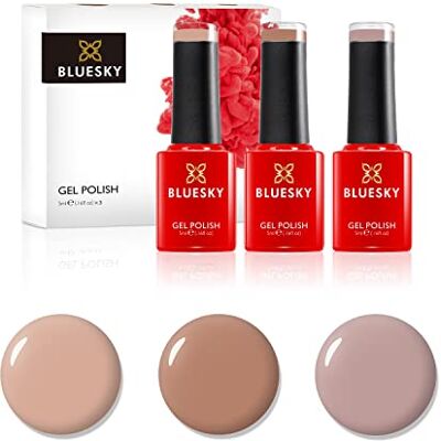 Bluesky Model AW21 Zestaw Lakierów do Paznokci w Żelu - Kolekcja Jesień Zima Bluesky Model AW21 Zestaw Lakierów do Paznokci w Żelu - Kolekcja Jesień Zima