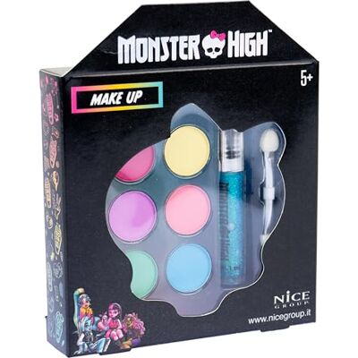 Nice Group Monster High Gift Set Make Up, 1 x pudełko z zestawem cieni do powiek i błyszczykiem Nice Group Monster High Gift Set Make Up, 1 x pudełko z zestawem cieni do powiek i błyszczykiem