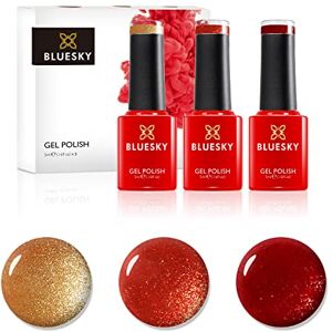 Bluesky Gel Polish - Burnt Crystals, Frosty Gold, Burnt Sienna - Gel Polish Bluesky Gel Polish - Burnt Crystals, Frosty Gold, Burnt Sienna - Gel Polish