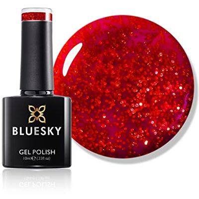Bluesky - Santa Red Dream Bsh028 - Glitter - 10 ml - Nail Polish Bluesky - Santa Red Dream Bsh028 - Glitter - 10 ml - Nail Polish