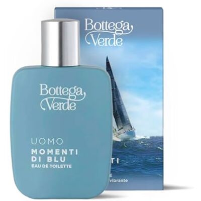 Bottega Verde Niebieskie chwile, woda toaletowa, 50 ml, zapach męski, świeży zapach piżmowy Bottega Verde Niebieskie chwile, woda toaletowa, 50 ml, zapach męski, świeży zapach piżmowy