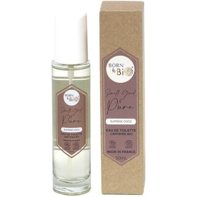 BORN TO BIO Certyfikowana organiczna woda toaletowa Supreme Coco 50ml BORN TO BIO Certyfikowana organiczna woda toaletowa Supreme Coco 50ml