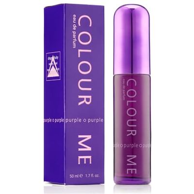 COLOUR ME Perfumy Purple dla kobiet. Woda perfumowana 50 ml. Luksusowy zapach – perfumy damskie, długotrwałe perfumy damskie Milton-Lloyd COLOUR ME Perfumy Purple dla kobiet. Woda perfumowana 50 ml. Luksusowy zapach – perfumy damskie, długotrwałe perfumy damskie Milton-Lloyd