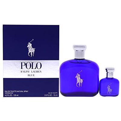 Polo Ralph Lauren Polo Blue 2-częściowy zestaw upominkowy dla mężczyzn Polo Ralph Lauren Polo Blue 2-częściowy zestaw upominkowy dla mężczyzn