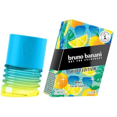 bruno banani Man Summer Limited Edition męska woda toaletowa o owocowym zapachu fougère, 30 ml bruno banani Man Summer Limited Edition męska woda toaletowa o owocowym zapachu fougère, 30 ml