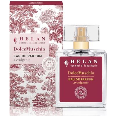 Helan Słodki piżmo Zapach Piżmowy, Gourmand i Oriental z nutami Tostate migdałów i kwiatów jaśminu, kremowa i zmysłowa woda perfumowana Perfumy i pomysły na prezent Made in Italy, 50 ml Helan Słodki piżmo Zapach Piżmowy, Gourmand i Oriental z nutami Tostate migdałów i kwiatów jaśminu, kremowa i zmysłowa woda perfumowana Perfumy i pomysły na prezent Made in Italy, 50 ml