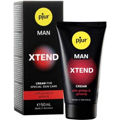 pjur MAN XTEND Cream- krem na erekcję dla mężczyzn, którzy chcą więcej z ekstraktem z miłorzębu i żeń-szenia dla przedłużenia przyjemności (50ml) pjur MAN XTEND Cream- krem na erekcję dla mężczyzn, którzy chcą więcej z ekstraktem z miłorzębu i żeń-szenia dla przedłużenia przyjemności (50ml)