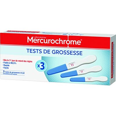 Mercurochrome Test ciążowy Opakowanie 3 szt Mercurochrome Test ciążowy Opakowanie 3 szt