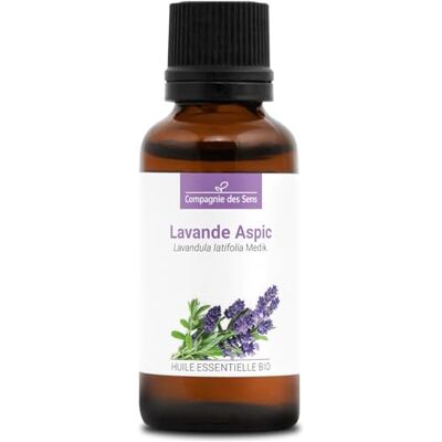 La Compagnie des Sens Lawenda Aspic (Lavandula latifolia) bio 30 ml wysokiej jakości olejek eteryczny 100% czysty, naturalny, chemiczny i całkowicie La Compagnie des Sens Lawenda Aspic (Lavandula latifolia) bio 30 ml wysokiej jakości olejek eteryczny 100% czysty, naturalny, chemiczny i całkowicie