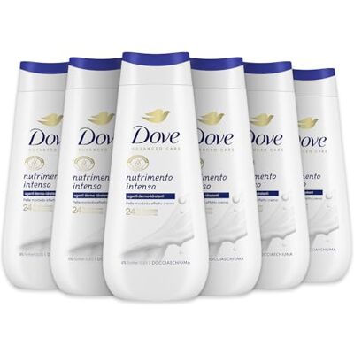 Dove Intensywne odżywianie pod prysznic, nawilżający żel pod prysznic, łagodna formuła mikrobiologiczna dla skóry, z roślinnymi środkami nawilżającymi, bez siarczanów SLES, żel pod prysznic dla Dove Intensywne odżywianie pod prysznic, nawilżający żel pod prysznic, łagodna formuła mikrobiologiczna dla skóry, z roślinnymi środkami nawilżającymi, bez siarczanów SLES, żel pod prysznic dla