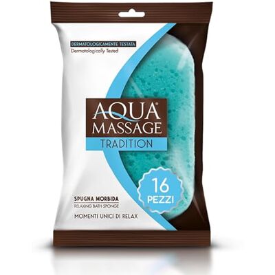 Arix 16 gąbek hydrofilowych o bardzo drobnych porach z linii Aqua Massage Tradition, 16 szt Arix 16 gąbek hydrofilowych o bardzo drobnych porach z linii Aqua Massage Tradition, 16 szt