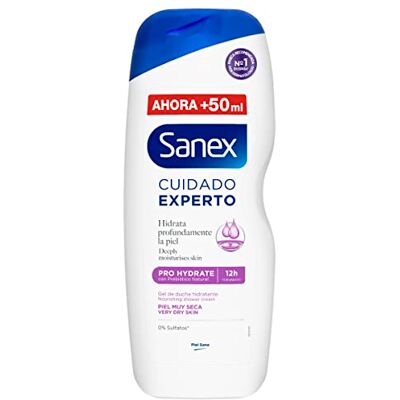 Sanex Profesjonalna pielęgnacja Pro Hydrate, żel pod prysznic lub do kąpieli, bardzo sucha skóra, głębokie nawilżenie, zwalczanie bakterii, 600 ml Sanex Profesjonalna pielęgnacja Pro Hydrate, żel pod prysznic lub do kąpieli, bardzo sucha skóra, głębokie nawilżenie, zwalczanie bakterii, 600 ml