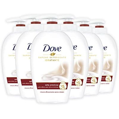 Dove mydło w płynie z jedwabiu, 6 sztuk po 250 ml Dove mydło w płynie z jedwabiu, 6 sztuk po 250 ml