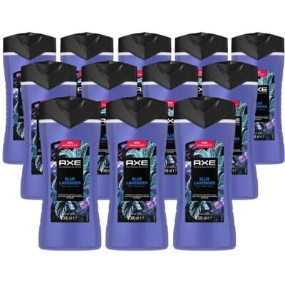 AXE Fine Fragrance Collection Blue Lavender żel pod prysznic, do 12 godzin świeżości z zapachem perfum premium, 6 x 300 ml, opakowanie ekonomiczne AXE Fine Fragrance Collection Blue Lavender żel pod prysznic, do 12 godzin świeżości z zapachem perfum premium, 6 x 300 ml, opakowanie ekonomiczne
