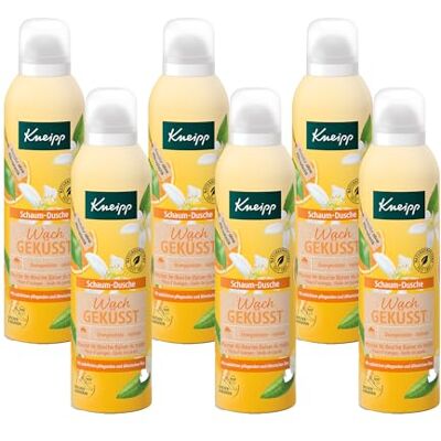 Kneipp Piankowy prysznic woskowany – z naturalnymi pielęgnującymi i eterycznymi olejkami – opakowanie zbiorcze 6 x 200 ml Kneipp Piankowy prysznic woskowany – z naturalnymi pielęgnującymi i eterycznymi olejkami – opakowanie zbiorcze 6 x 200 ml