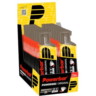 Powerbar PowerGel (24x41g) Espresso (with caffeine) Energia i wytrzymałość Żele energetyczne Powerbar PowerGel (24x41g) Espresso (with caffeine) Energia i wytrzymałość Żele energetyczne