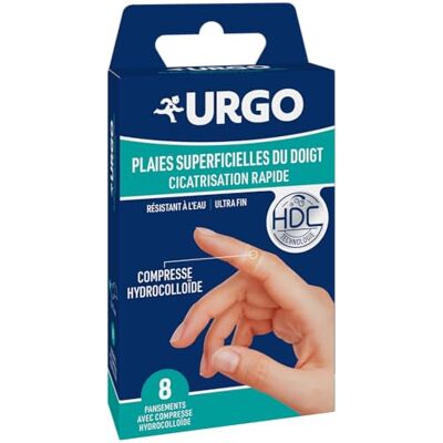 Urgo szybkie gojenie się ran opatrunek na palce 8 plastrów Urgo szybkie gojenie się ran opatrunek na palce 8 plastrów