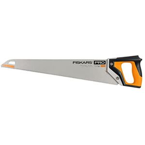 Fiskars Pro piła ręczna do drewna, laminatu i PCV, Długość ostrza: 55 cm, 7 TPI, Czarny/pomarańczowy, PowerTooth, 1062916 Fiskars Pro piła ręczna do drewna, laminatu i PCV, Długość ostrza: 55 cm, 7 TPI, Czarny/pomarańczowy, PowerTooth, 1062916