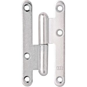 Alberts 865429 Zawias wychodzący typ Paryż, srebrny Alberts 865429 Zawias wychodzący typ Paryż, srebrny