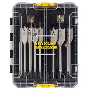 STA88556-XJ STANLEY® FATMAX® zestaw wierteł widełkowych do drewna, 8-częściowy STA88556-XJ STANLEY® FATMAX® zestaw wierteł widełkowych do drewna, 8-częściowy