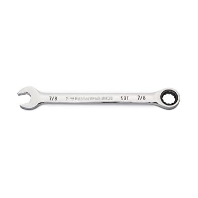 GEARWRENCH 86951 8 cm (7/8") 4-stopniowy łuk obrotowy, 12-punktowy klucz płasko-oczkowy z grzechotką GEARWRENCH 86951 8 cm (7/8") 4-stopniowy łuk obrotowy, 12-punktowy klucz płasko-oczkowy z grzechotką