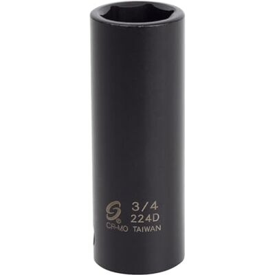 Sunex 224d 1/2-calowy napęd 3/4-calowy głęboki wpływ gniazdo Sunex 224d 1/2-calowy napęd 3/4-calowy głęboki wpływ gniazdo