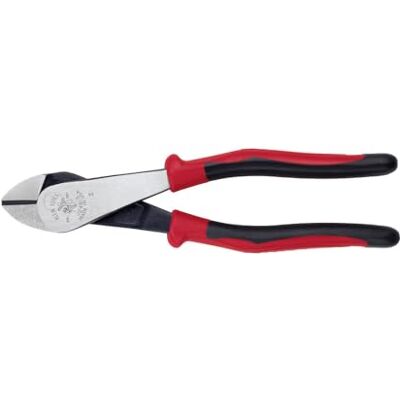 KLEIN TOOLS J248-8 Journeyman wysoka dźwignia ukośne szczypce tnące, 1 szt., czerwone/czarne, 20 cm KLEIN TOOLS J248-8 Journeyman wysoka dźwignia ukośne szczypce tnące, 1 szt., czerwone/czarne, 20 cm