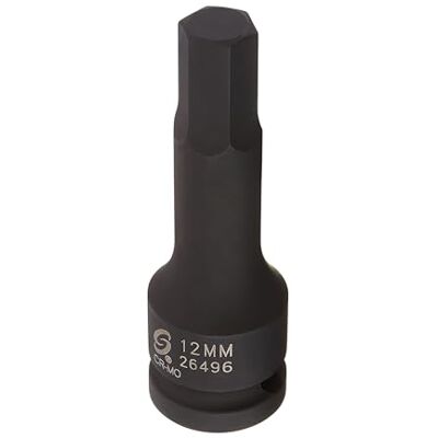 Sunex 26496 1/2-calowy napęd 12 mm sześciokątne gniazdo udarowe Sunex 26496 1/2-calowy napęd 12 mm sześciokątne gniazdo udarowe