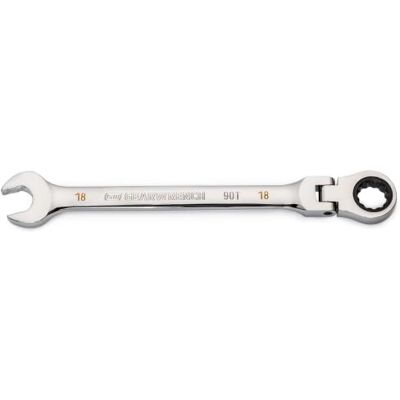 GEARWRENCH 18 mm 4-stopniowy łuk wahadłowy 12-punktowy klucz płasko-oczkowy z grzechotką 86718 GEARWRENCH 18 mm 4-stopniowy łuk wahadłowy 12-punktowy klucz płasko-oczkowy z grzechotką 86718