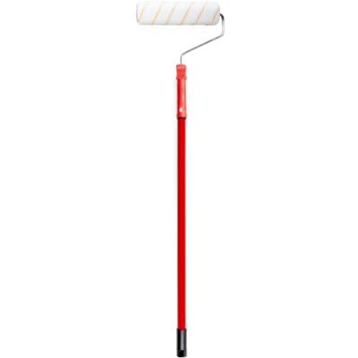 PENNELLIFICIO 2000 Rolka poliamidowa, z drążkiem teleskopowym, 200 cm, do gładkich ścian, małych szorstkich, tektury, hydromalarstwo, L 24 cm, ⌀ 4,8 cm, wyprodukowano we Włoszech PENNELLIFICIO 2000 Rolka poliamidowa, z drążkiem teleskopowym, 200 cm, do gładkich ścian, małych szorstkich, tektury, hydromalarstwo, L 24 cm, ⌀ 4,8 cm, wyprodukowano we Włoszech